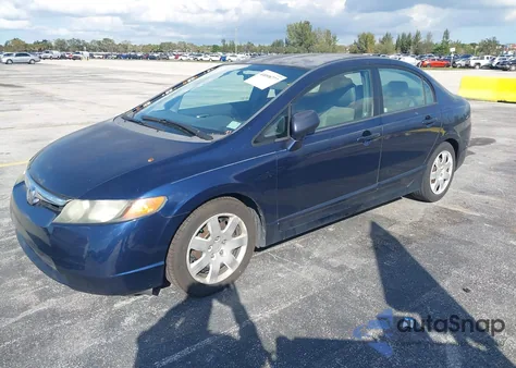 2007 Honda Civic Lx from USA, damaged, VIN 1HGFA165X7L091708